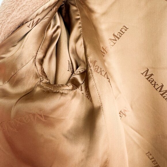 Max Mara Wool Alpaca Classic Camel Beige Coat 10 - Picture 7 of 15